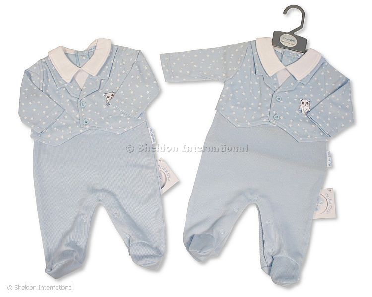 Baby Boys Faux 2 Pcs Set - Panda