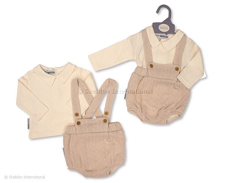 Baby 2 Pieces Short Dungaree Set