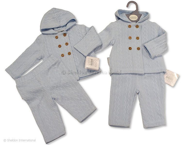 Baby Boys 2 Pieces Set With Hood