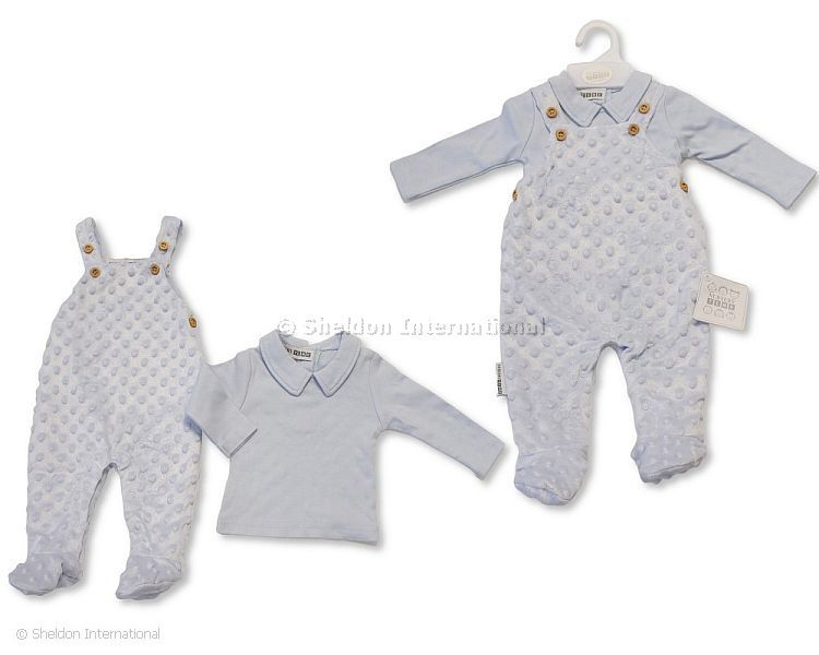 Baby Boys 2 Pcs Dungaree Set
