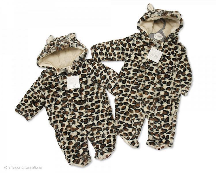 Leopard Print Baby All in One - 6-23 Months