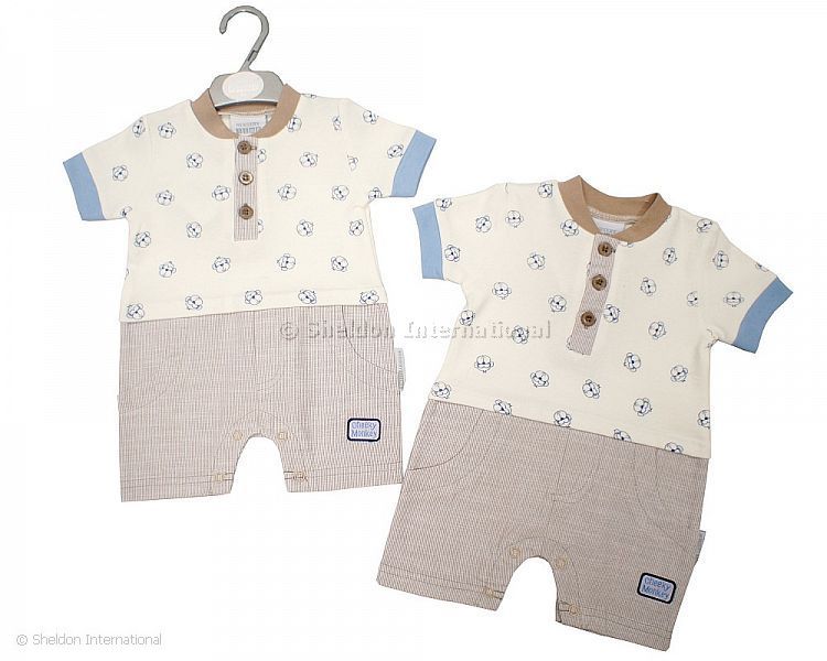 Baby Boys Cotton All In One - Cheeky Monkey