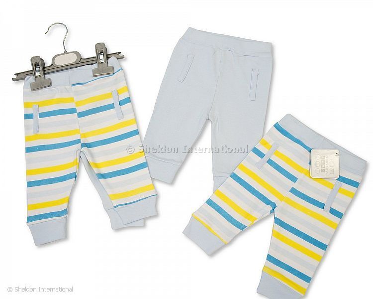 Baby Boys 2-Pack Long Pants - Boat