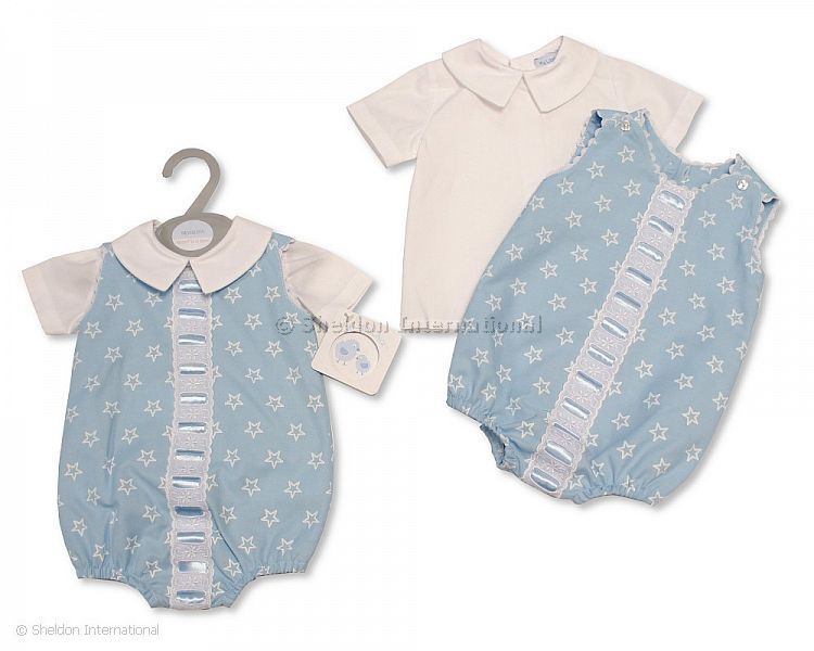 Baby Boys 2 Pcs Romper Set - Stars