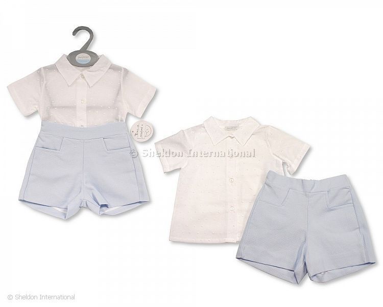 Baby Boys 2 Pcs Shorts Set - 0-12 Months