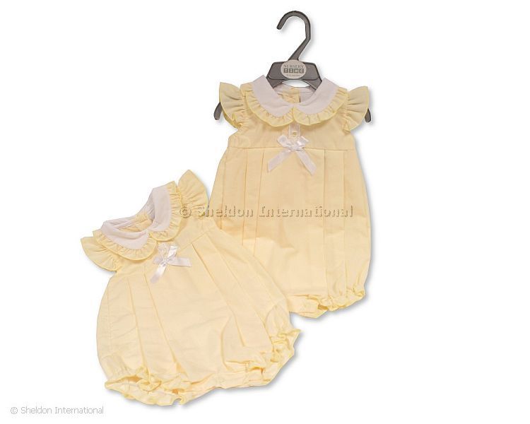 Baby Girls Romper With Lace And Bow