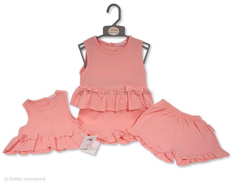 Baby Girls 2 Pcs Set With Bows