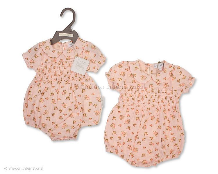 Baby Girls Romper - Roses