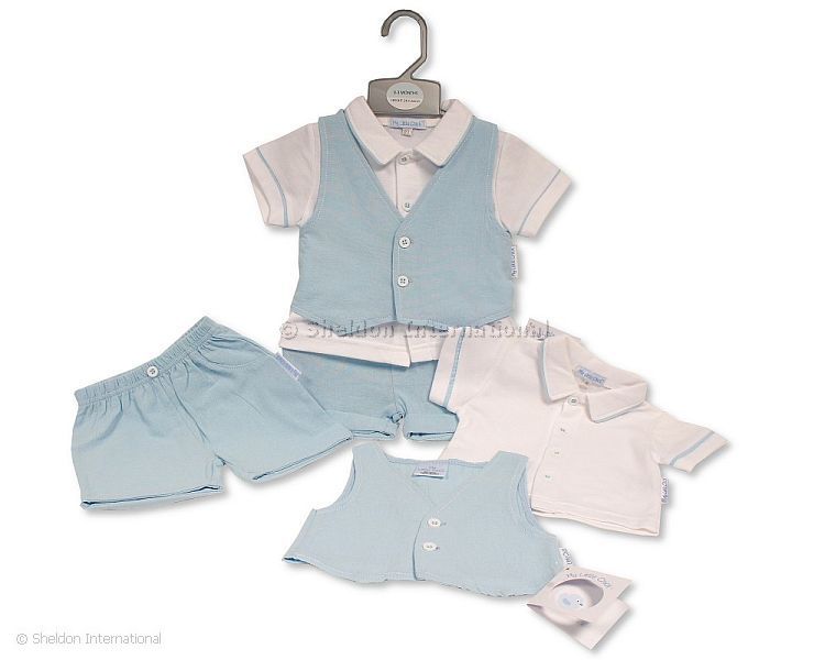 Baby Boys 3 Pcs Shorts Set