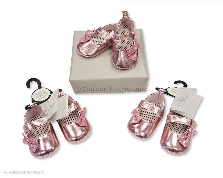Baby Girls Shoes With Bow - 546