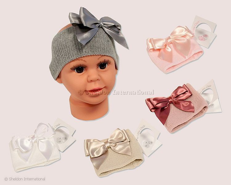 Baby Headband With Bow - 5 Colours