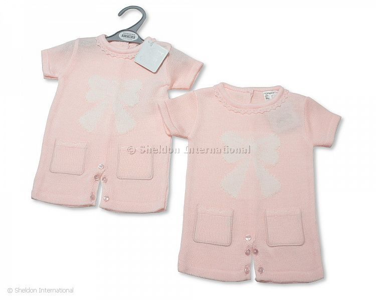Baby Girls Knitted Romper