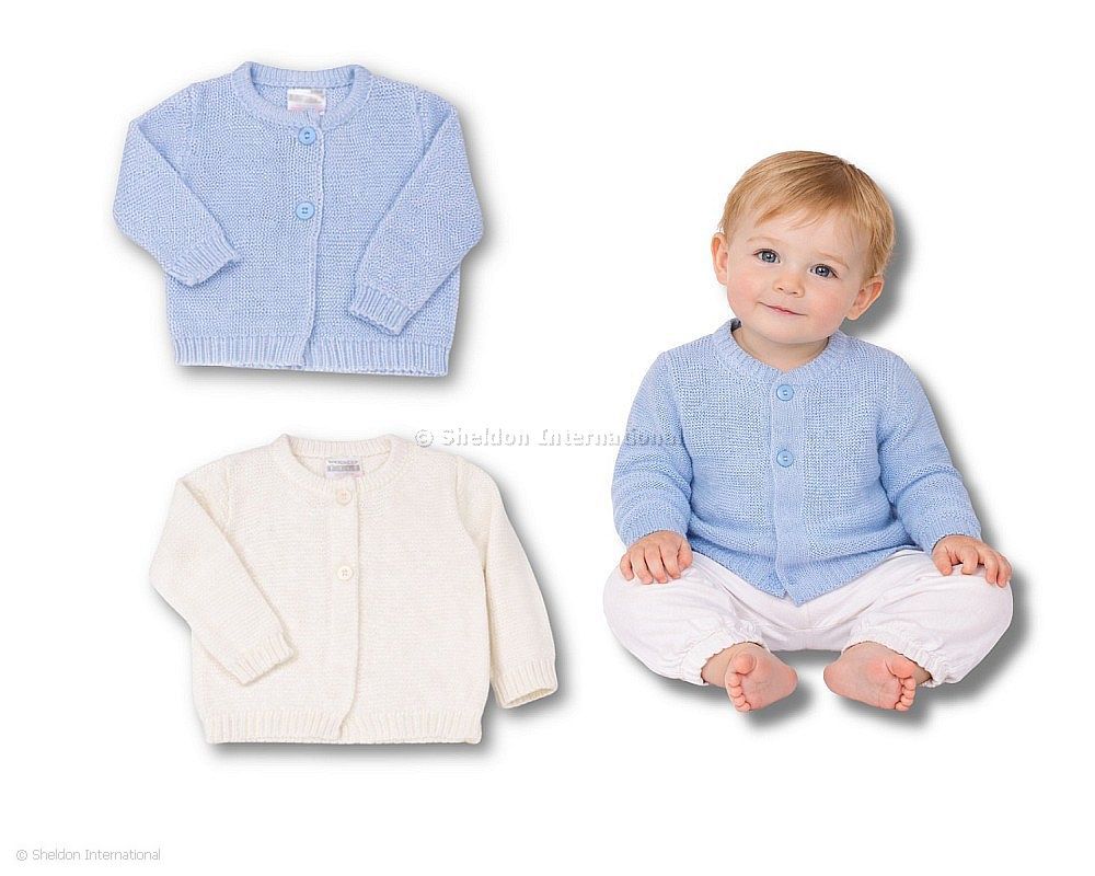 Knitted Baby Boys Cardigan - 1000 - 0-9 Months