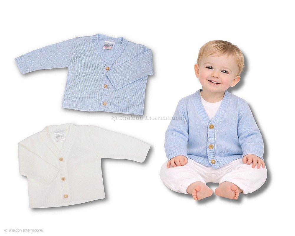 Knitted Baby Boys Cardigan - 1002 - 0-9 Months