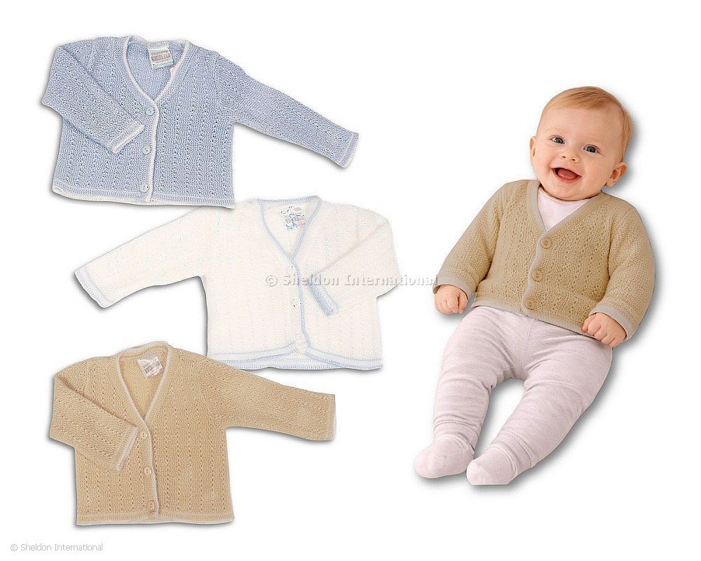 Knitted Baby Boys Cardigan - 1005 - 9-24 Months