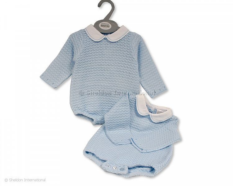 Baby Boys Knitted Romper