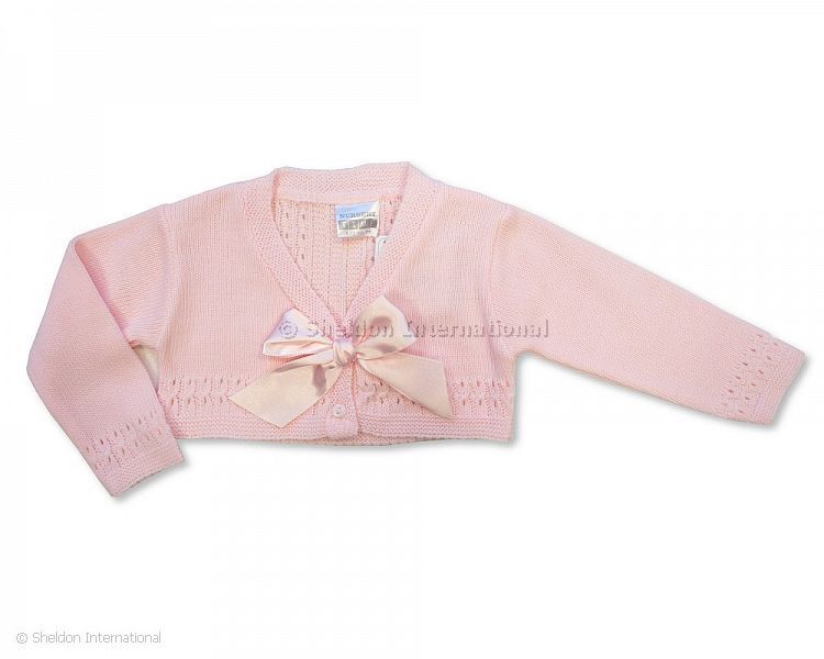 Knitted Baby Girls Bolero - 6-24 Months - 110p