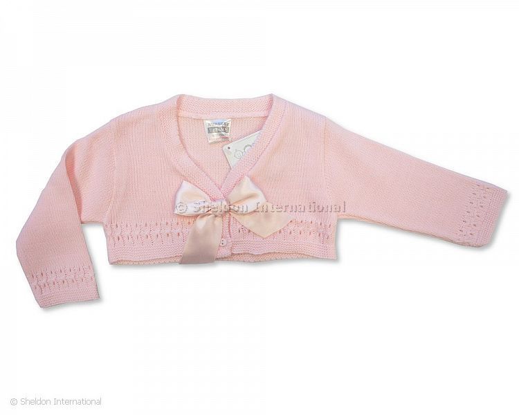 Knitted Baby Girls Bolero - 6-24 Months - 111p