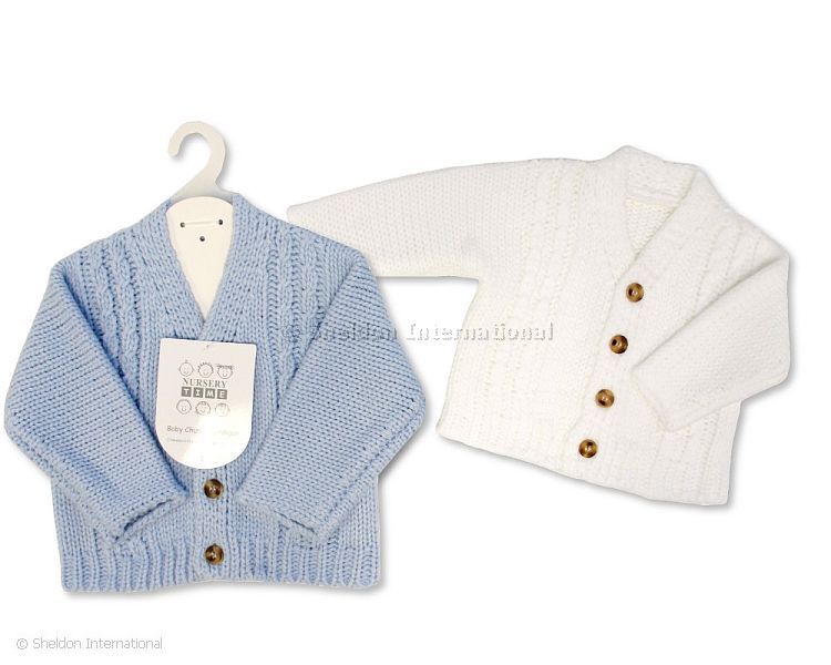 Knitted Chunky Baby Boys Cardigan