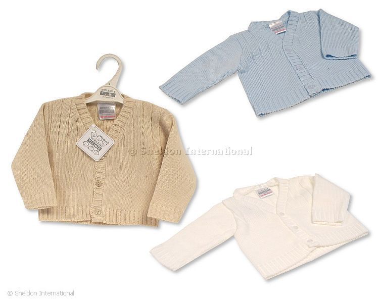 Knitted Baby Boys Cardigan - 591 - 0-9 Months
