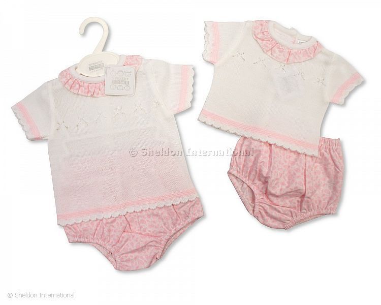 Knitted Baby Girls 2 pcs Set - 811