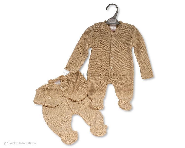 Knitted Baby Long Romper