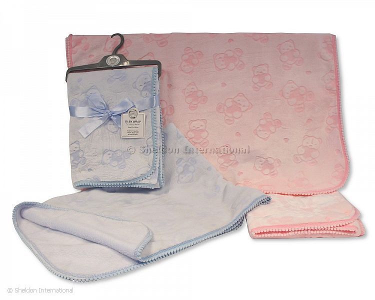 Baby Embossed Wrap With Bulb Trimming