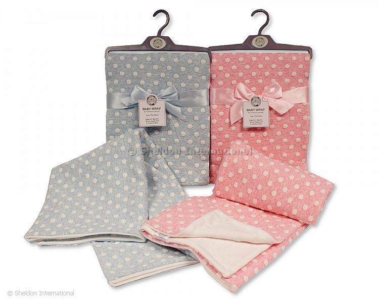 Baby Cotton Wrap - Spots