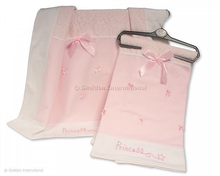 Baby Lace Wrap With Bows - Princess