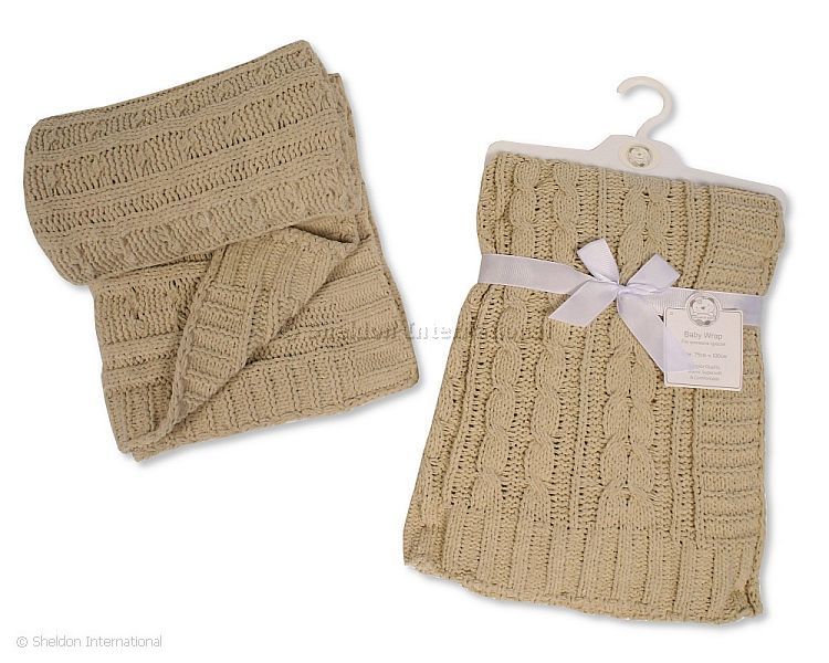 Knitted Chenille Baby Wrap