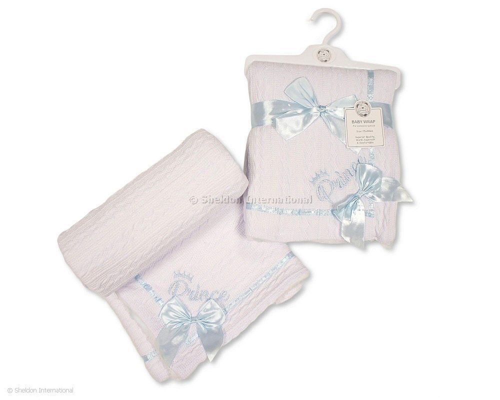 Baby Wrap With Bow And Lace - Prince