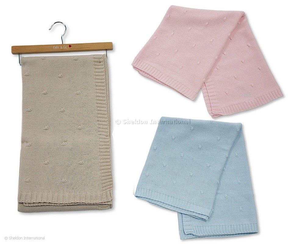 Baby Cotton Wrap On Hanger - Dots