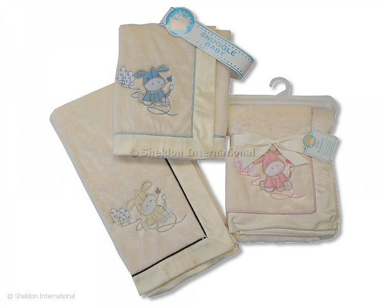 Baby Pram Blanket - Donkey