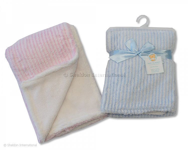Baby Pram Blanket - Stripes