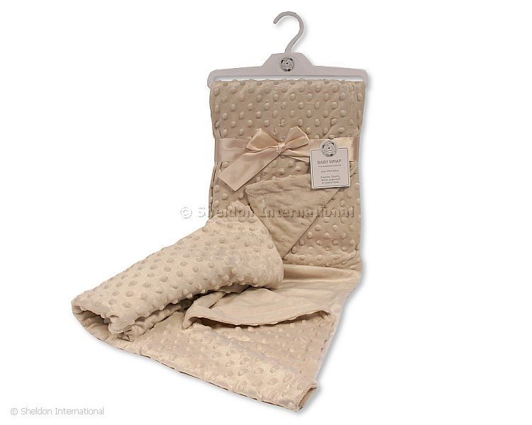 Baby Velour Bubble Wrap - Taupe