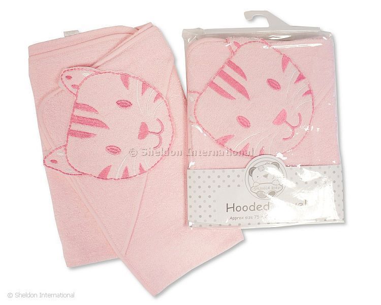Baby 3D- Hooded Towel - Cat
