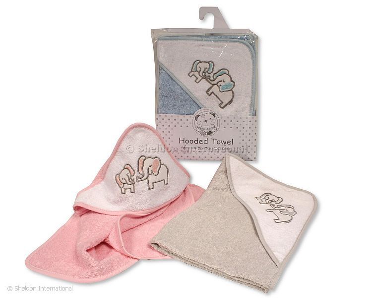 Baby Hooded Towel - Elephant