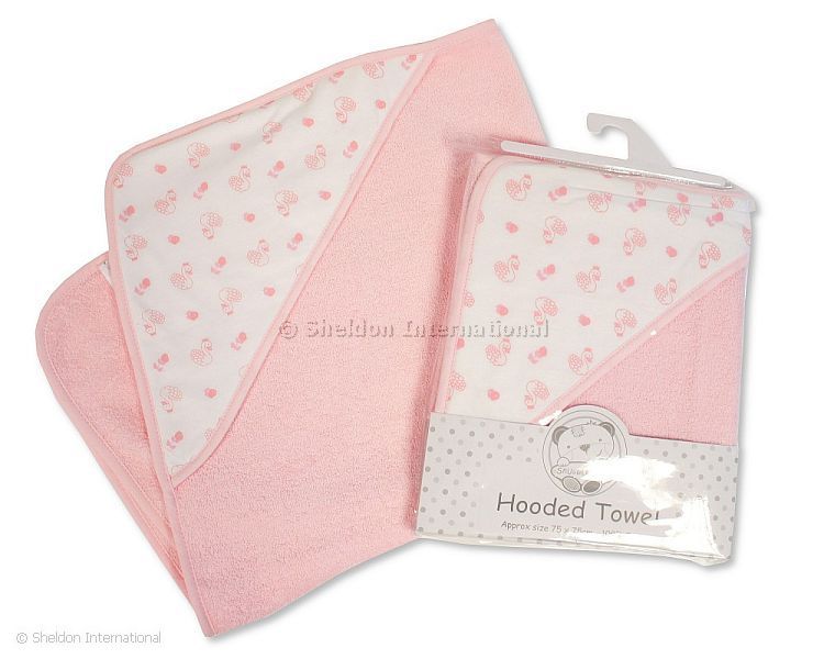 Baby Hooded Towel - Duck/ Flower