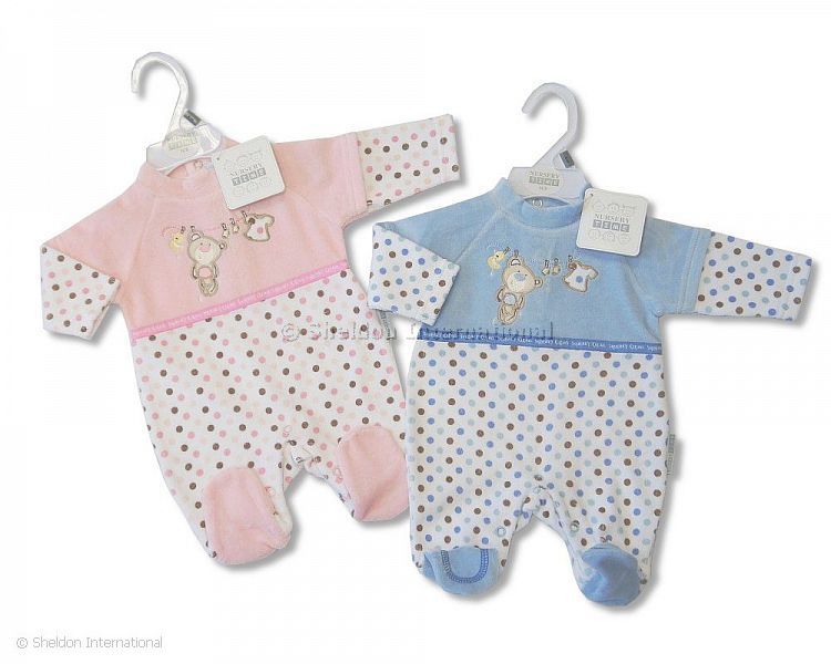 Baby Velour All In One - 0130