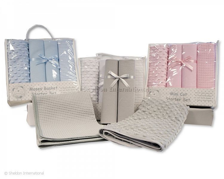 Moses Basket Starter Set - 4 Pieces