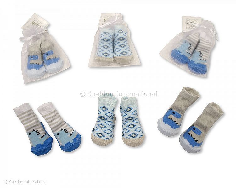 Baby Boys Socks In Mesh Bag - 2155