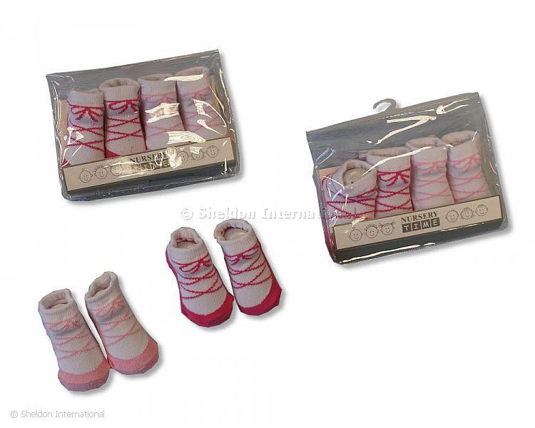 Baby Girls Socks In Peva Bag - 2089