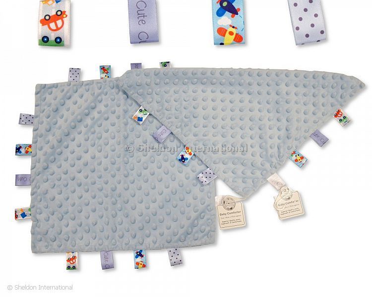 Baby Dotted Comforter With Tags - Sky
