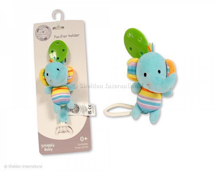Baby Pacifier Holder - Elephant