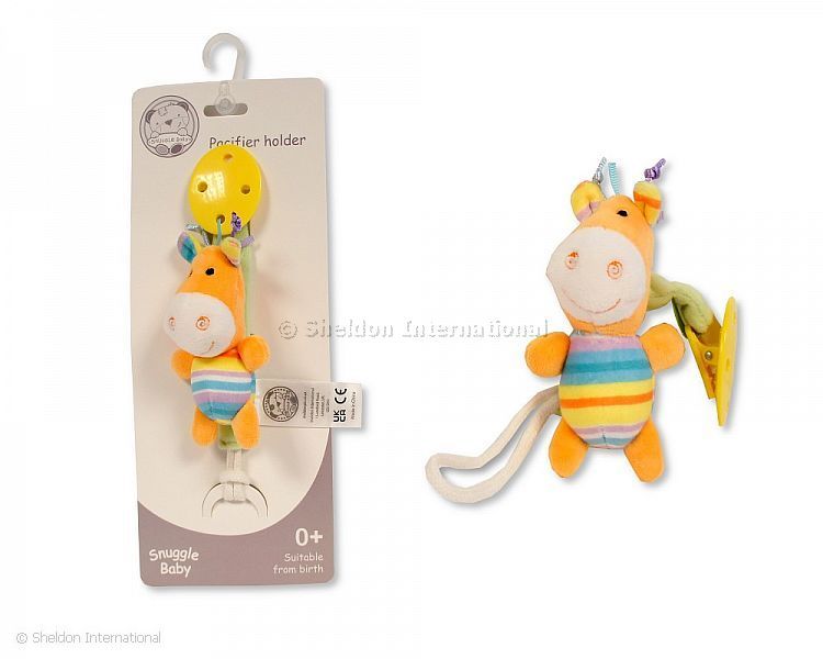 Baby Pacifier Holder - Giraffe