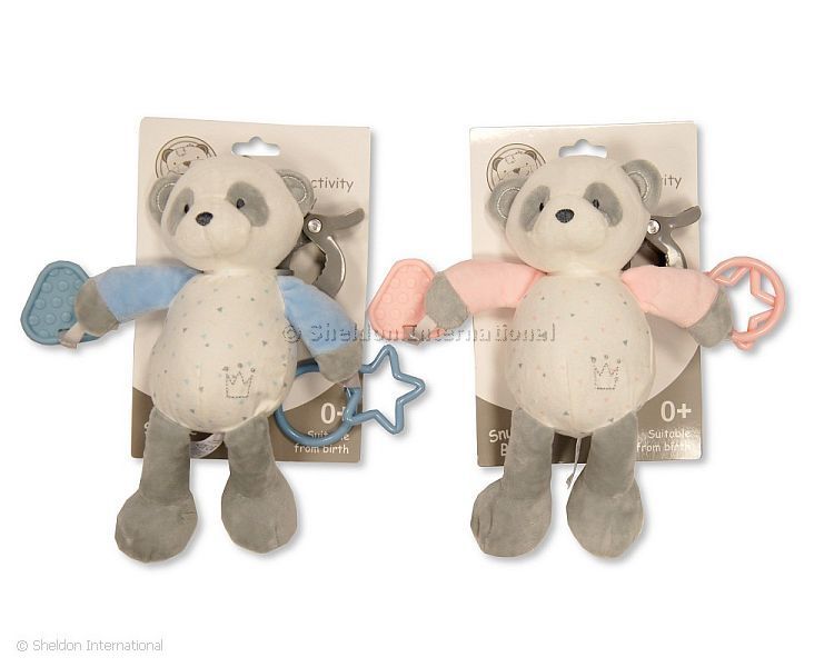 Baby Panda Activity Toy With Clip And Teethers