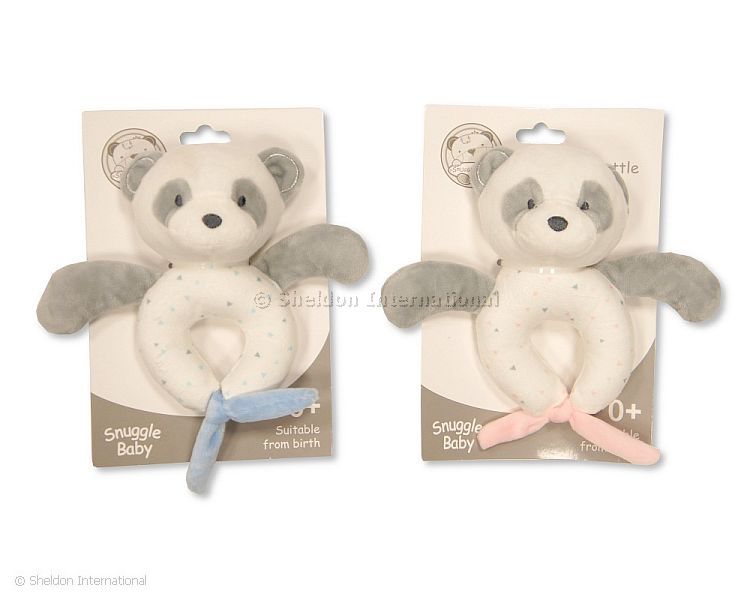 Baby Panda Soft Rattle Toy