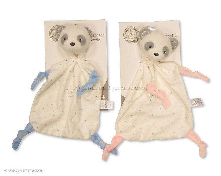 Baby Panda Comforter With Rattle