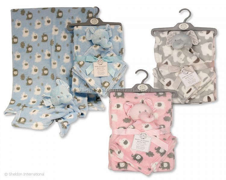 Elephant Comforter with Blanket