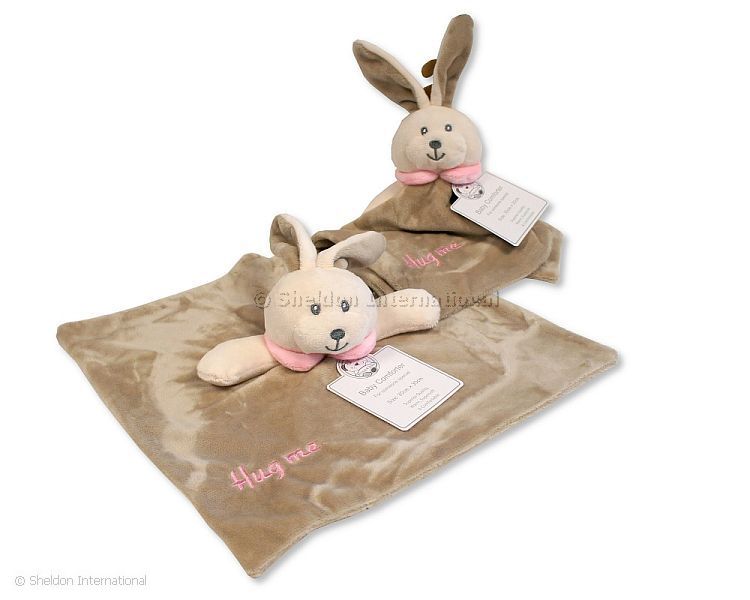 Baby Girls Bunny Comforter - Hug Me